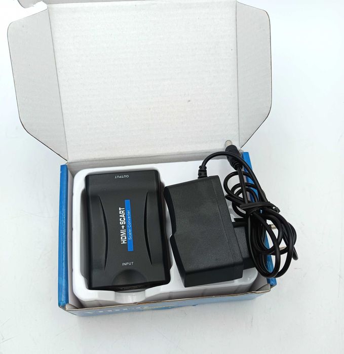 Konwerter HDMI na SCART EURO Adapter Cyfrowy Analogowy 1080p
