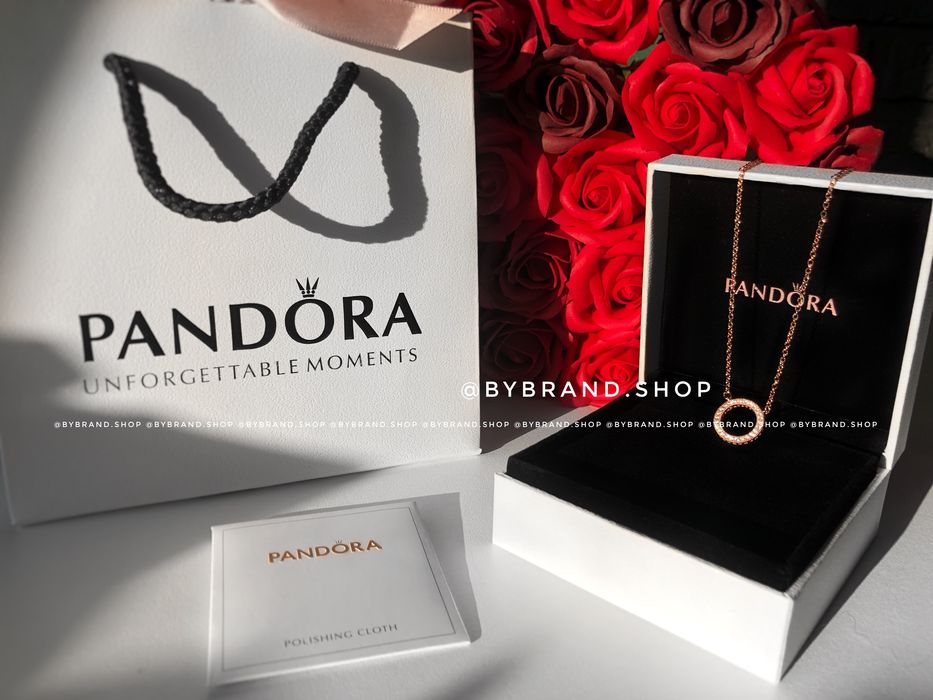 Намисто сережки Срібло Пандора Pandora как оригинал серебро