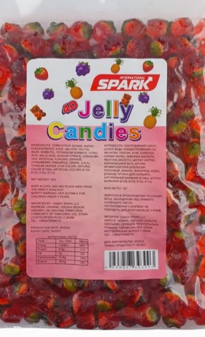 4D желейки 10 видів НОВИНКА