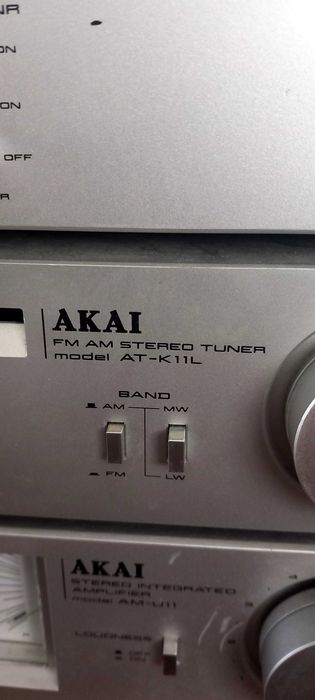 Zestaw akai wzmacniacz deck tuner