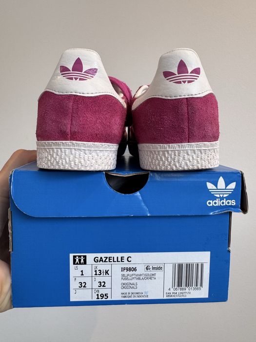 Кроссовки розовые gazelle оригинал