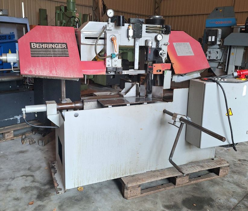 Piła taśmowa Przecinarka BEHRINGER 220 półautomat b mocna maszyna