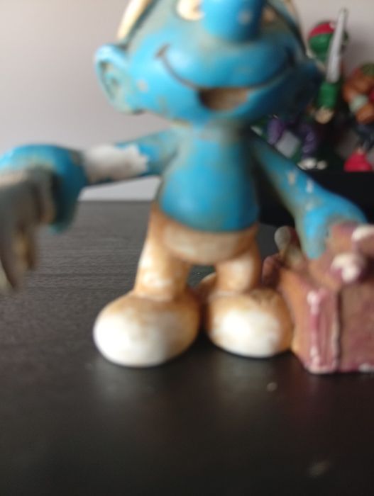 Figura Smurfs scleich antiga
