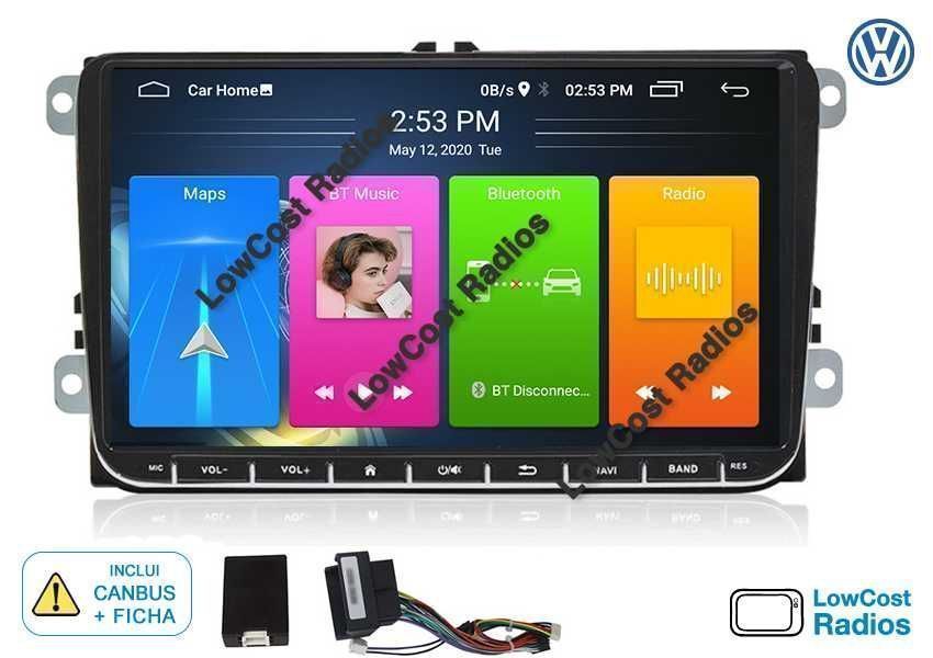 *# PROMOÇÃO!!! Rádio GPS Bluetooth USB Canbus | VW • SKODA • SEAT | CARPLAY • ANDROID AUTO