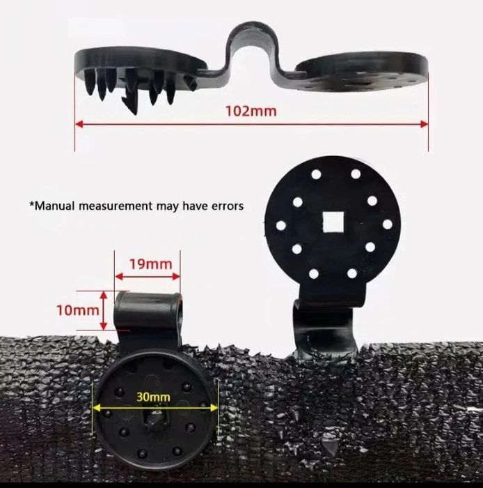 Пластиковые зажимы для тента 50 штук