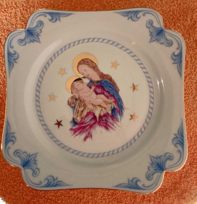 Prato colecionável da Porcel com edição limitada de 3000 exemplares