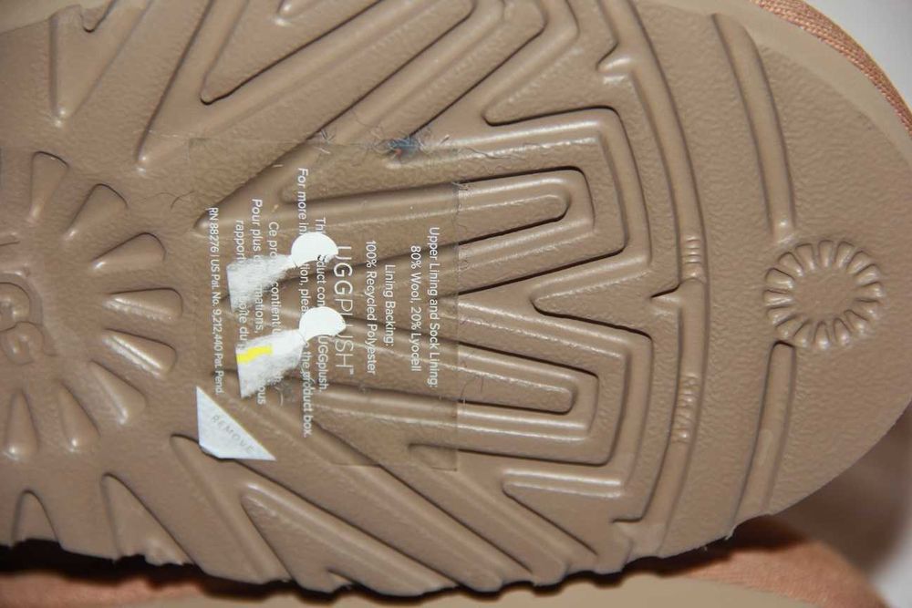 UGG skórzane skóra brąz śniegowce ocieplane botki kozaki brązowe 39