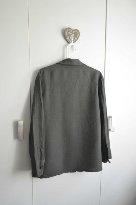 Zara Woman Studio | Koszula utility w kolorze oliwki | Safari chic | Oversize