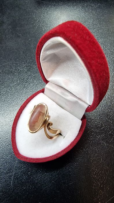 ZŁOTY pierścionek 14K pr.585 rozm.10 duże oczko Komis Madej Sosnowiec