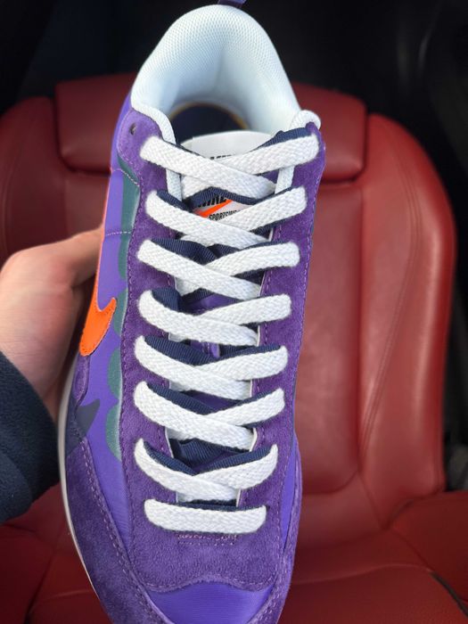 (ОПЛАТА ПІСЛЯ ОГЛЯДУ)Nike x Sacai VaporWaffle Purple Найк х Сакай