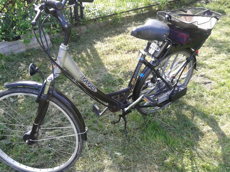 Rower z silnikiem spalinowy Sachs 301 a naprawa silników i gażników