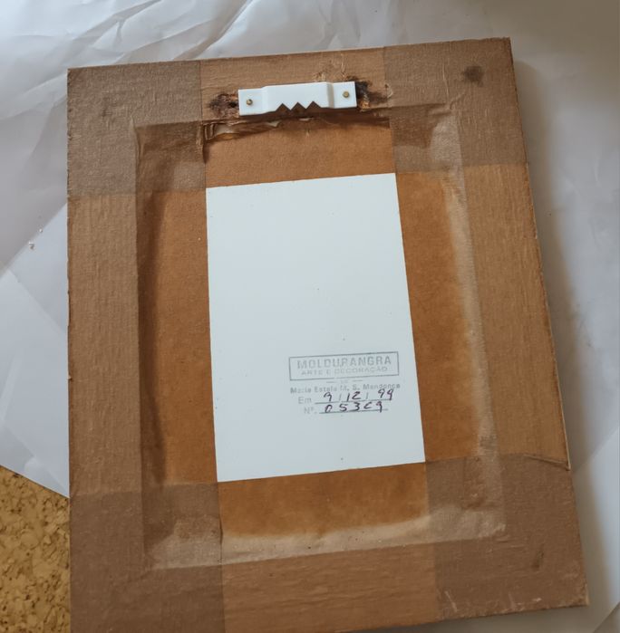 Quadro de moldura rosa