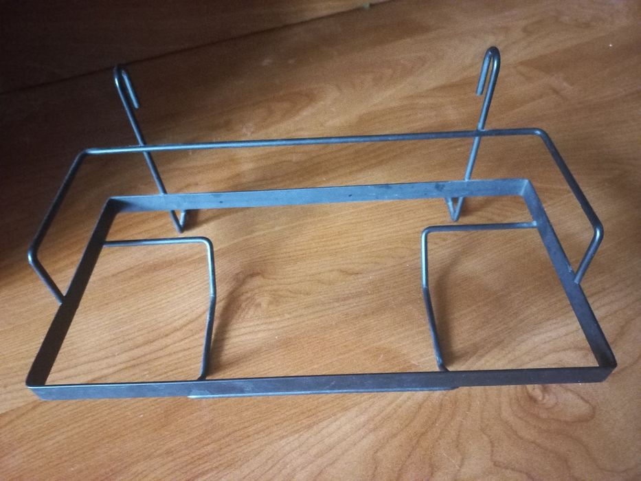 Reling kuchenny metalowy czarny