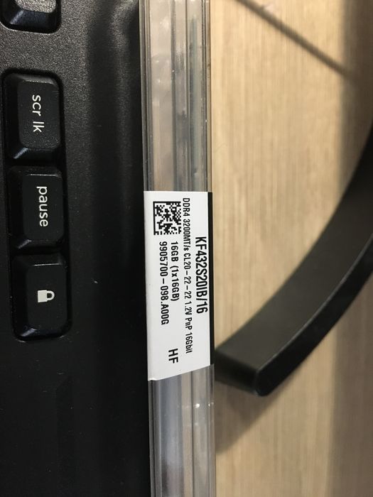 Оперативна пам’ять DDR 4 16G 3200 Kingston Fury