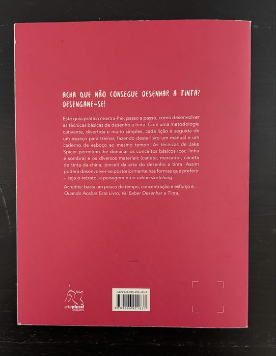 Livro “Quando Acabar Este Livro, Vai saber Desenhar a Tinta”