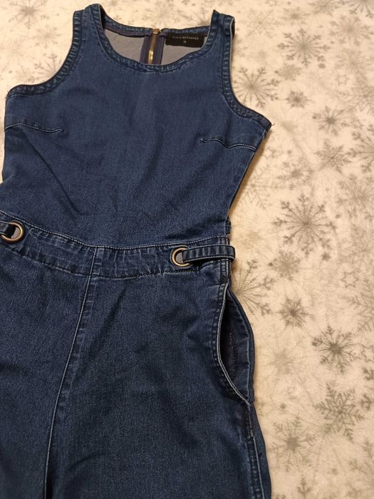Jeansowy kombinezon