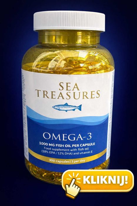 Kapsułki oleju rybnego Omega-3 1000 mg - 300 kapsułek