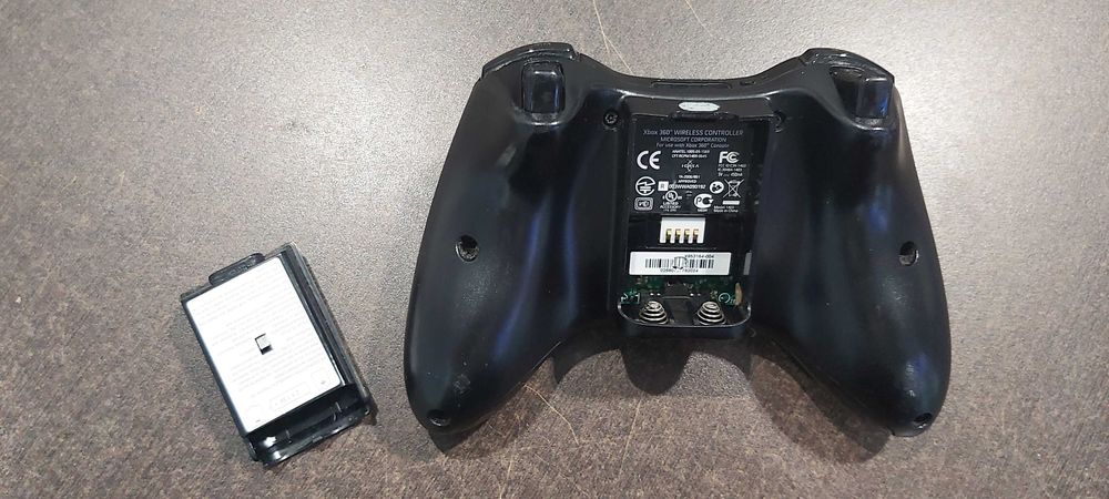 Comando Microsoft Xbox 360 Preto Wireless Sem Fios