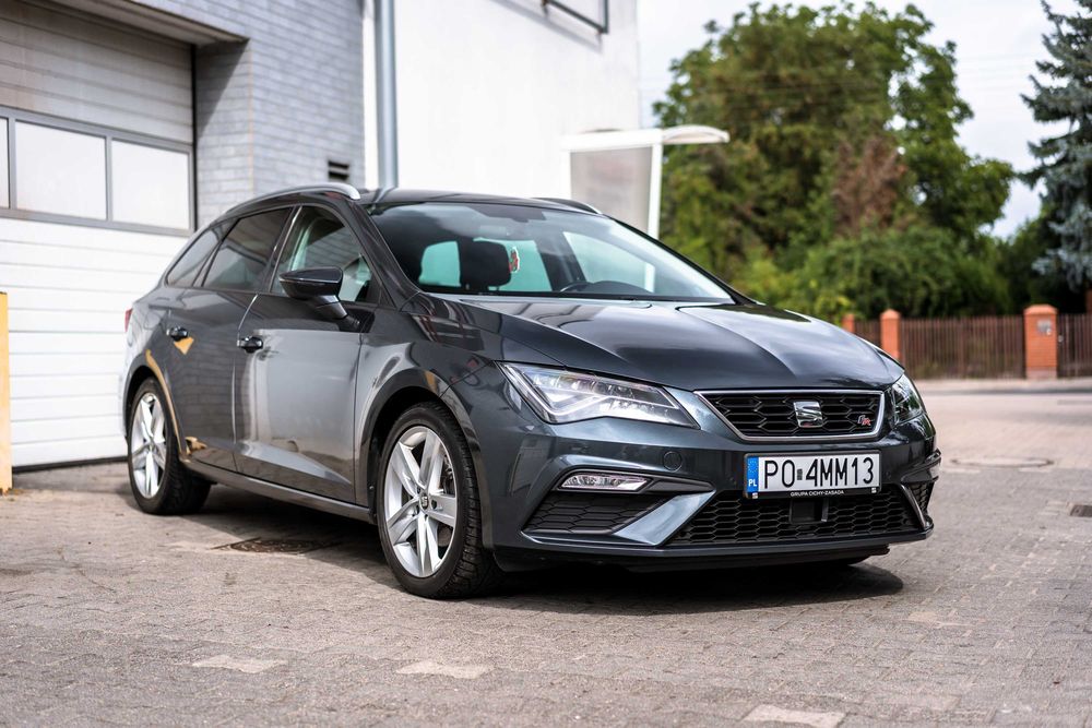 SEAT Leon ST FR 1.5 TSI 130 KM | Salon PL | 1 właściciel | Serwis ASO | Beats | Hak | 2 kpl. kół