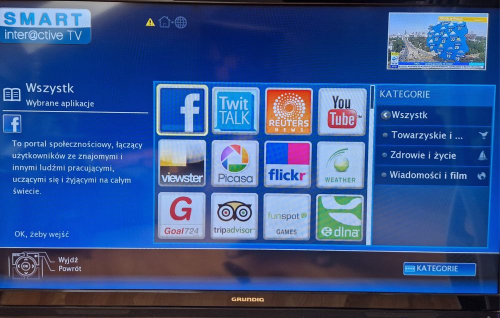 Telewizor led, smart