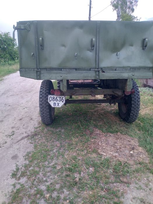 Причіп одноосний до трактора