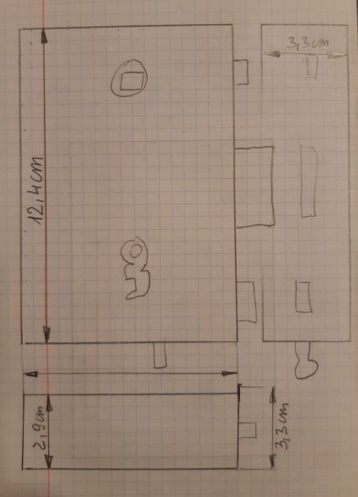 Zamek skrzynkowy puszkowy z kluczem