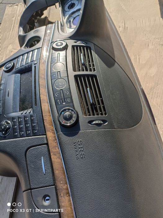 Панель торпедо Mercedes w211 консоль