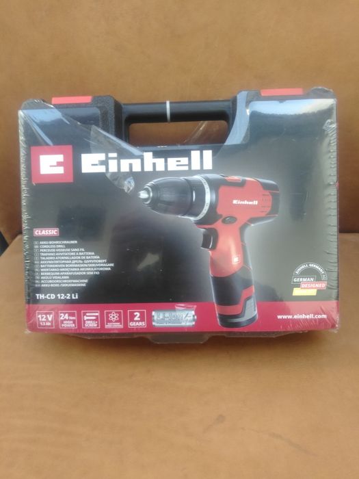 Berbequim/Aparafusadora marca EINHELL,modelo CLASSIC TH-CD 12-2Li,NOVO