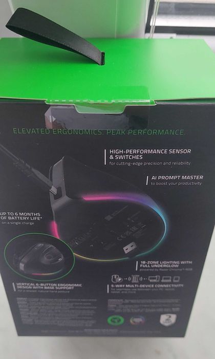 Mysz RAZER PRO CLICK V2 Vertical Edition - NOWA