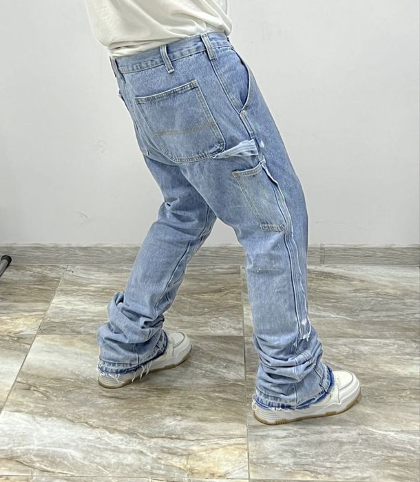 Джинси flared jeans drip ДЖинсы флейред chrome nearts typ chief keef