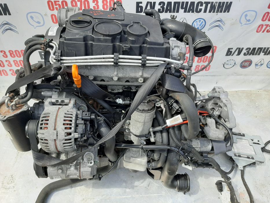 Двигун мотор 1,9 BLS Volswagen Caddy 2004-10 Golf 5 Skoda a5 Passat B6