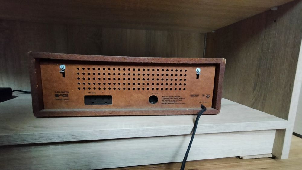 Radio Unitra śnieżka r 206 przestrojona na nowy UKF
