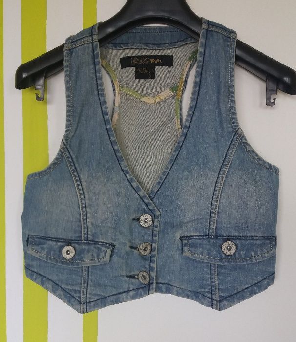 XS/S Kamizelka jeansowa marki House