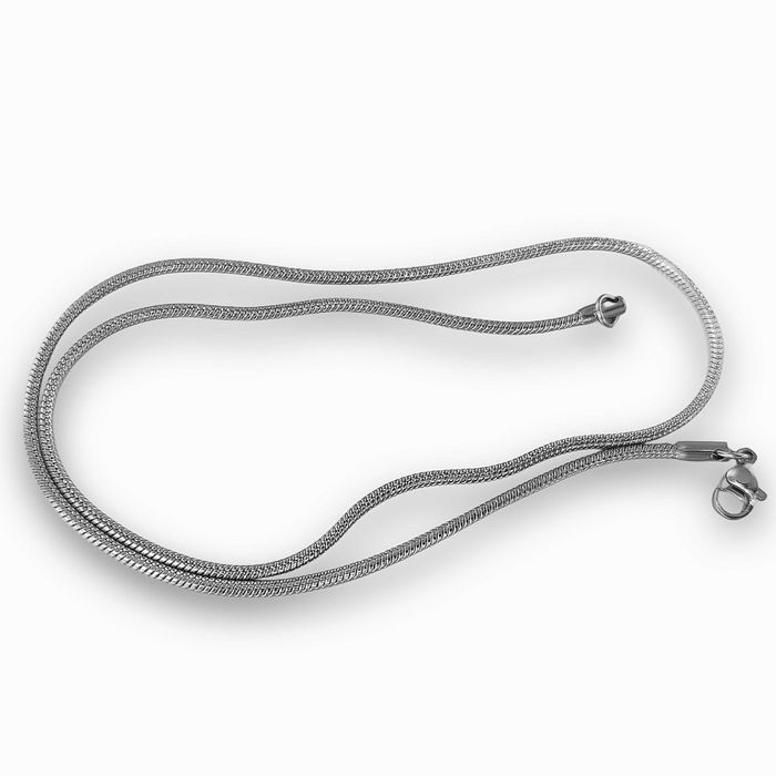 Łańcuszek Żmijka 45 cm 2 mm Stal Szlachetna Prezent