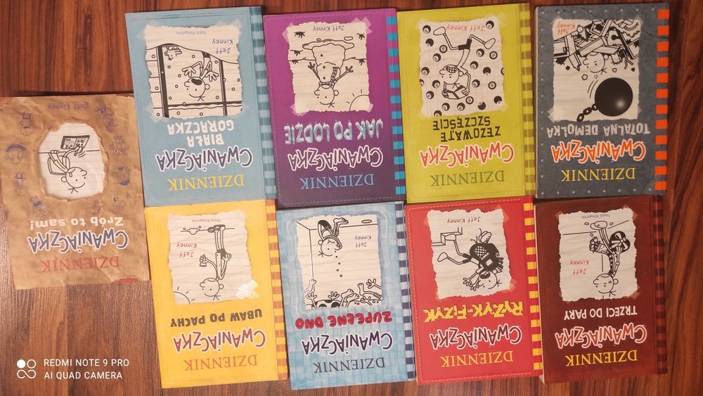 Książki z serii Dziennik Cwaniaczka