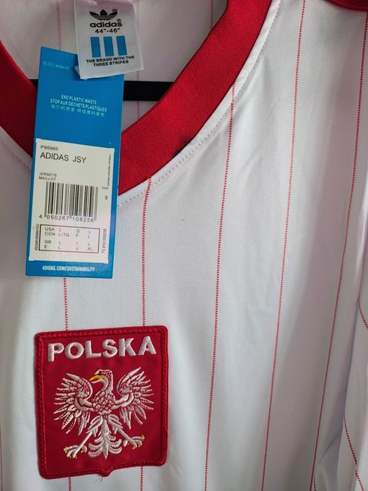 Koszulka piłkarska reprezentacji Polski retro 1982 adidas