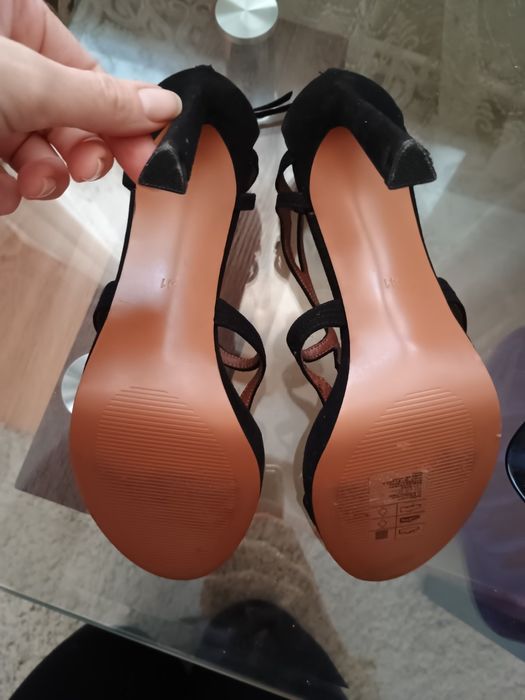 Босоніжки штучна замша