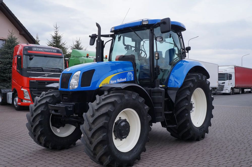 New Holland T6030 T6090 ELITE PC FABRYCZNIE 190 KM ZADBANY STAN 2.800 MTH  T6070 T6080 Bogata Wersja Opony 90% CASE MAXXUM