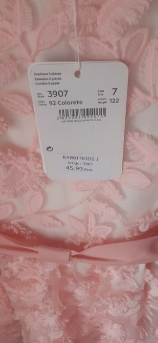 Vestido mayoral 7 anos