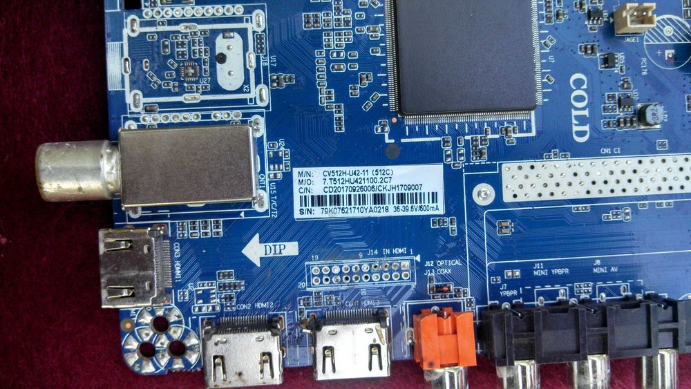 Main board: CV512-U42-11 Маін плата
