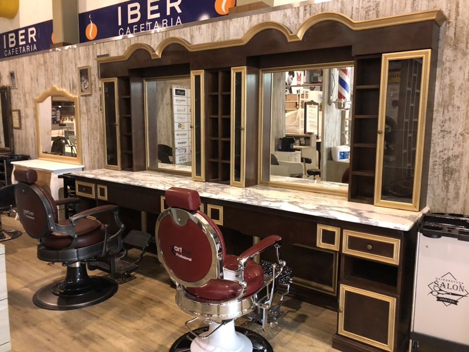 Mobiliario barbeiro preço fábrica