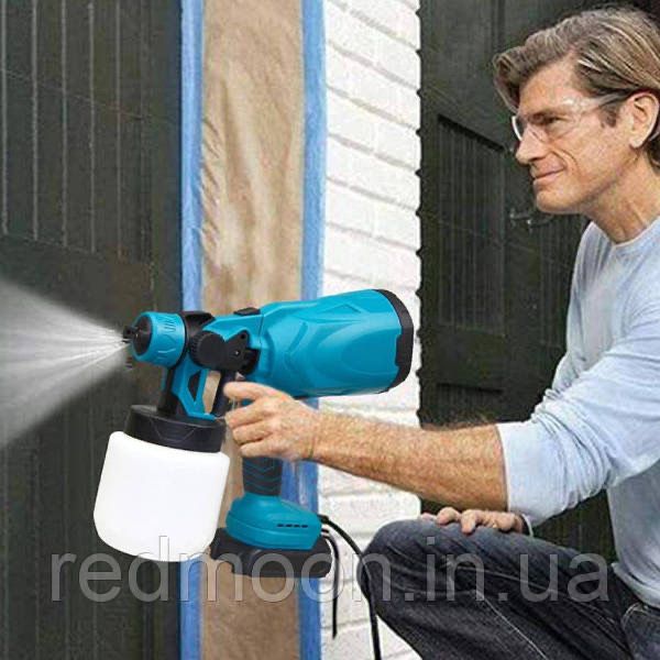 Краскопульт на 2 аккумулятора Окрасочный Пистолет