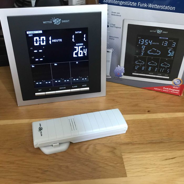 Stacja Pogody Pogodowa TFA HELIOS DOSTMANN nieużywana z czujnikiem ład