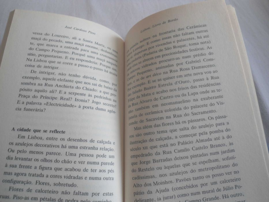 Lisboa-Livro de Bordo por José Cardoso Pires