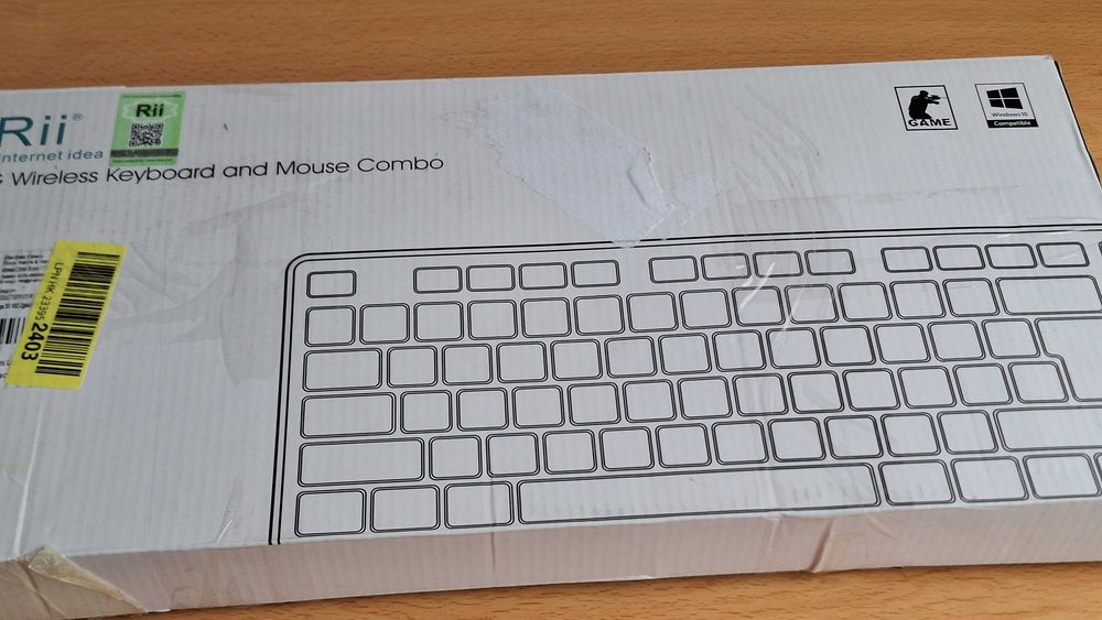 Teclado e rato, Rii RK200  Wireless - Trabalho e Casa
