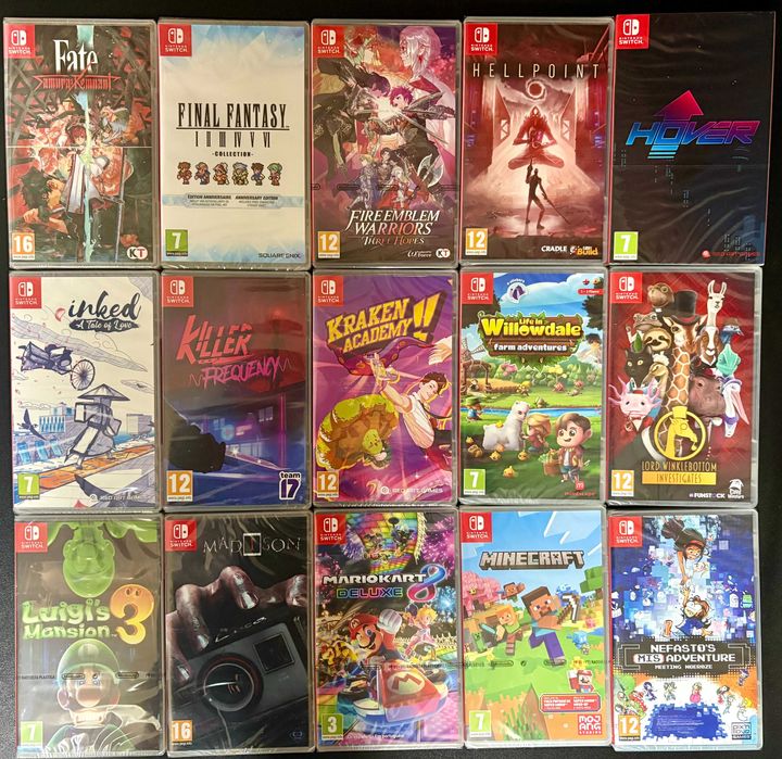 JOGOS Nintendo Switch (Novos/Selados) | Portes Grátis | Ler Descrição↓