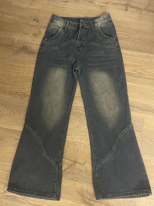 джинсы клеш, flared, y2k, archive