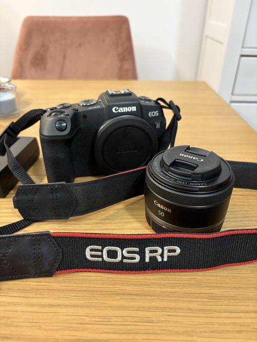 Canon EOS RP body + obiektyw Canon RF 50 mm 1.8 + gratisy