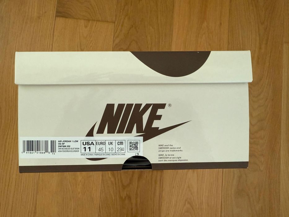 Air jordan 1 Nike Travis Scott “velvet”