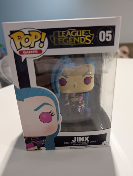 Pack Funko Pop! League of Legends - Jinx #05 & Vi #06 (Originais / Vau